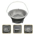 thumbnail image 2 of 1 Ensemble Poêle de Chauffage en Fonte pour Cuisinière à Charbon Cuisson et Usage Portable, 2 of 8