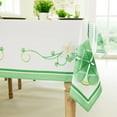thumbnail image 4 of Rectangle St. Patrick''s Day Tablecloth,Reusable Waterproof Washable Green Shamrock Table Clothes,Four Leaf Clover Themed Spring Table Cover for Kitchen Dining Room 60x84 Inch, 4 of 6