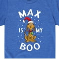 thumbnail image 3 of Dr. Seuss - The Grinch Max Is My Boo - Toddler And Youth Short Sleeve Graphic T-Shirt, 3 of 5