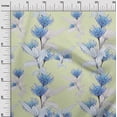 thumbnail image 3 of oneOone Cotton Poplin Twill Pale Yellow Fabric Florals Craft Projects Decor Fabric Printed By The Yard 56 Inch Wide, 3 of 6