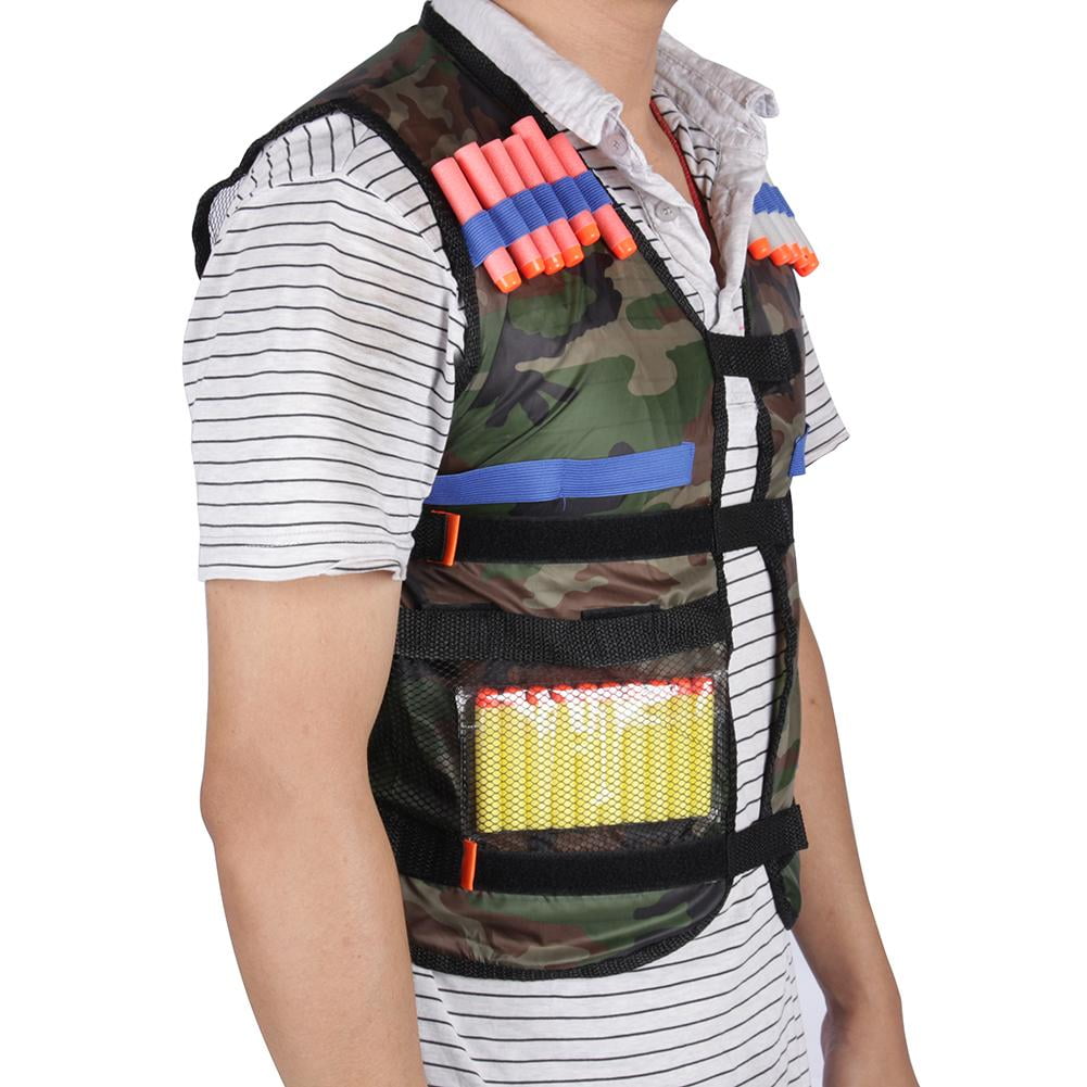 Yosoo Children Elite Tactical Vest Kids Vest for Nerf Guns Nstrike Elite Series Without Bullet