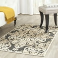 thumbnail image 2 of SAFAVIEH Paradise Alannah Damask Area Rug, Stone/Anthracite, 2'7" x 4', 2 of 7