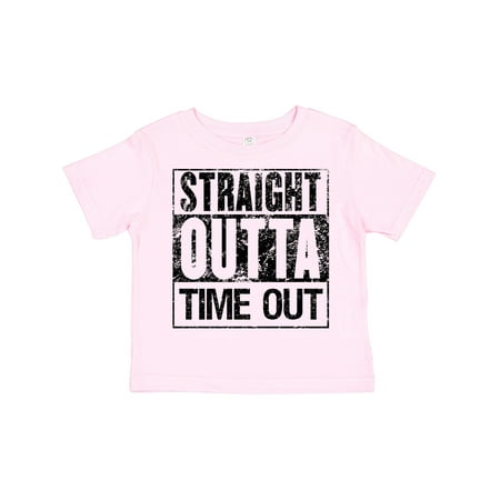 

Inktastic Straight Outta Time out Gift Toddler Boy or Toddler Girl T-Shirt