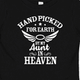 thumbnail image 4 of Inktastic Handpicked for Earth by My Aunt in Heaven with Angel Wings Boys or Girls Baby T-Shirt, 4 of 5