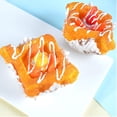 thumbnail image 4 of Simulación de pan atracción magnética inferior elástico rebote lento suave y esponjoso juguete de descompresión hecho a mano exprimir pastel de fruta modelo alivio del estrés juguete Ph, 4 of 5