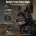 thumbnail image 6 of Scary Hell Hound Beast Latex Dog Muzzle Mask, Lifelike Teeth Adjustable Pet Costume for Halloween Cosplay Trick or Treat Photo Shoots, 6 of 9