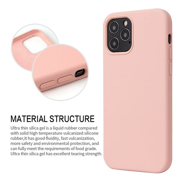 Dteck Iphone 12 Pro Max Case Ultra Slim Fit Iphone Case Liquid Silicone Gel Cover Anti Scratch Shockproof Case Compatible With Apple Iphone 12 Pro Max 6 7 Cherry Pink Walmart Com Walmart Com