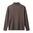 thumbnail image 5 of Mens Fashion Sweatshirt Quarter Zip Long Sleeve Solid Color Stand Collar Casual Golf Pullover Sweatshirts, 5 of 5