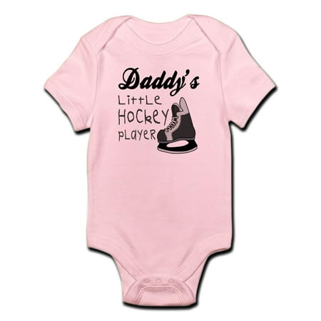 

CafePress - Daddy s Hockey Player Infant Creeper - Baby Light Bodysuit