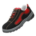 thumbnail image 4 of de seguridad trabajo con punta de material nti-aplastamiento de material cuero para hombres y mujeres Calzado libre transpirable informal r EU 41 US 8.5 UK 7.5 DYNWAVEMX Zapatos con punta de acero, 4 of 8