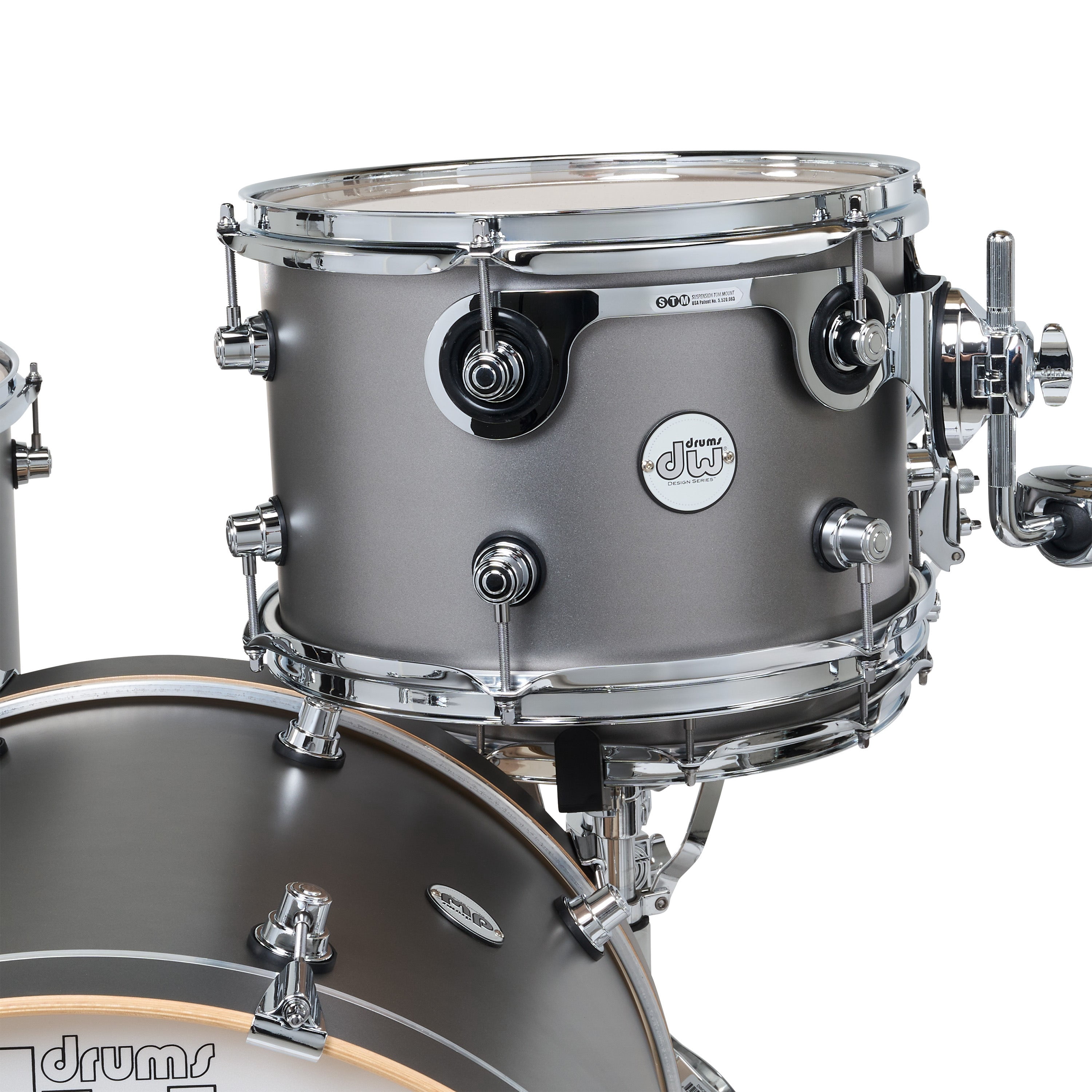DW Design Series 3-Piece Shell Pack - Titanium Satin Lacquer