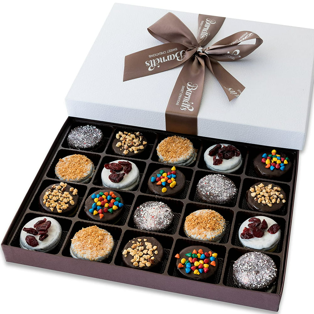 Holiday Gift Basket Elegant Chocolate Covered