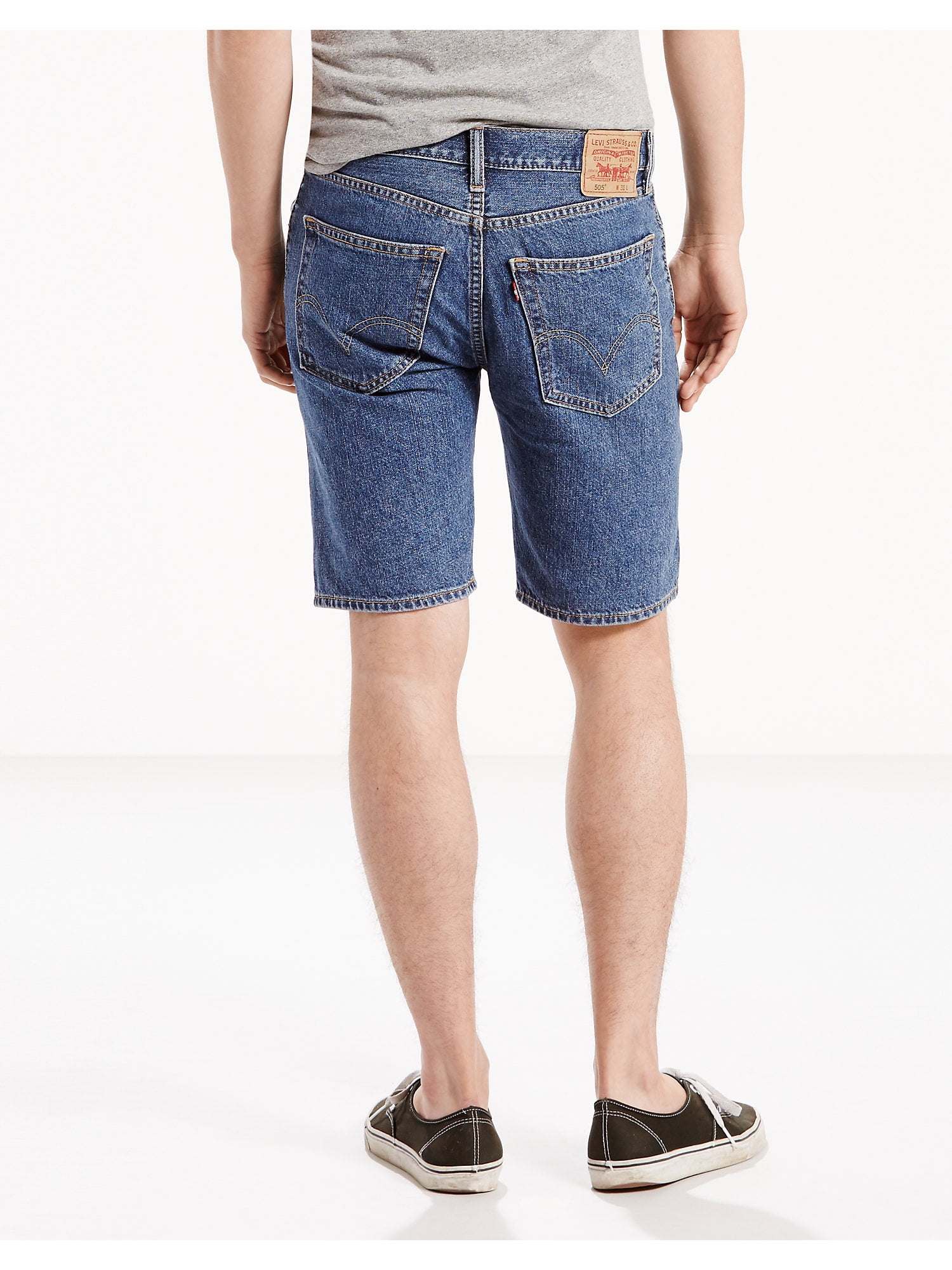 Introducir 75+ imagen men’s levi 505 jean shorts