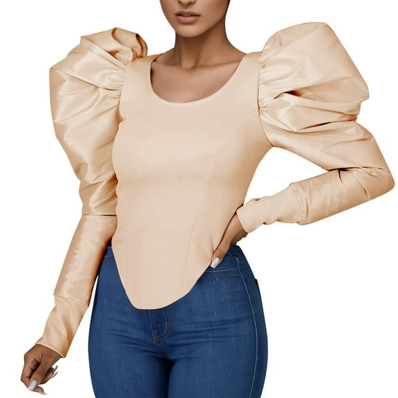 SHITINN Women's Stylish and Unique Slim Fit Long Sleeve Sleeve Undershirt Short Top Short Sleeve Shirts for Women Women Tops Summer Womens Shirts