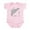 Petal Pink, variant on CafePress - Hippopotenuse Body Suit - Baby Light Bodysuit, Size Newborn - 24 Months
