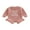 Pink, variant on BemeyourBBs Baby Girl Sweater Romper Spring Fall Winter Clothes Letter Embroidery Round Neck Long Sleeve Ruffled Knit Jumpsuit