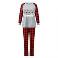 thumbnail image 2 of ibuvkizy Christmas Pajamas for Family,Matching Family Sets Christmas Casual Printed Top with Bottom Outfits Home Wear Family Christmas Pajamas Matching Sets Red,S, 2 of 6