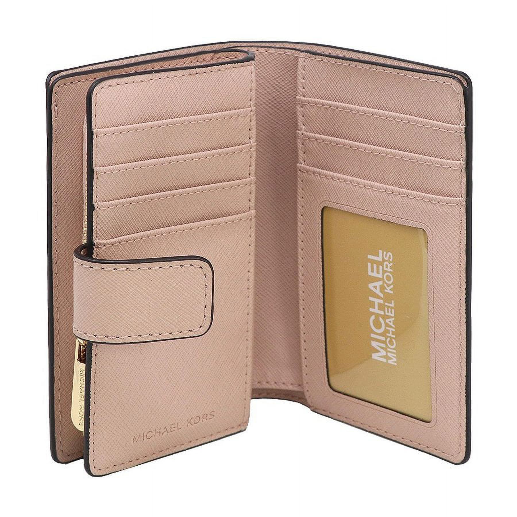Michael Kors Jet Set Travel Bifold Zip Coin Saffiano Leather