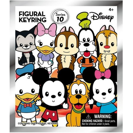Multi Charm Keychain - 3D Figural Keychain Disney Series 10 Mystery Pack