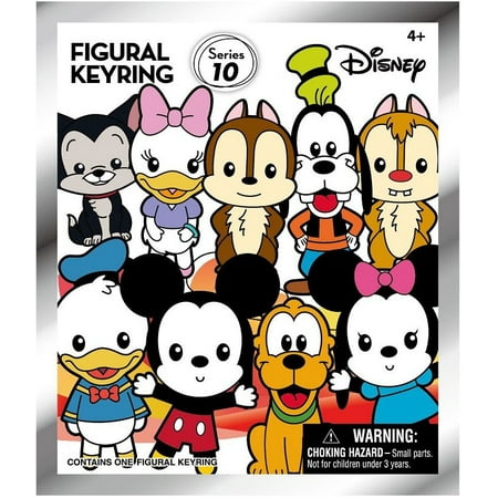 3D Figural Keychain Disney Series 10 Mystery Pack (Disney Best Friend Keychains)