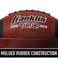 thumbnail image 5 of Franklin Sports Junior Size Rubber Football, Brown, 5 of 7