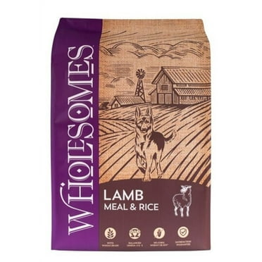 Wholesomes 2100091 Lamb Meal and Rice Recipe Dry Dog Food, 40 lb. Bag