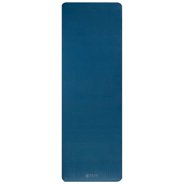 Gaiam Essentials Extra-thick Yoga and Fitness Mat, 10 mm (0.4 in.) 