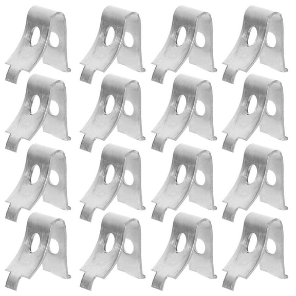 18 Pcs Cabinet Clips for Shelves Stainless Steel Partition Sturdy Shelf Pegs
