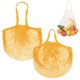thumbnail image 1 of Uxcell 2-Pack Bolsa de Malla de Algodón, Bolsas de Compras Reutilizables Lavables [Amarillo, Asa Larga y Corta], 1 of 1
