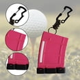thumbnail image 1 of Colaxi Porte-Tee de Golf Support pour 18 Tees Compact avec Clip pour Sac Ceinture Golf Rouge, 1 of 8