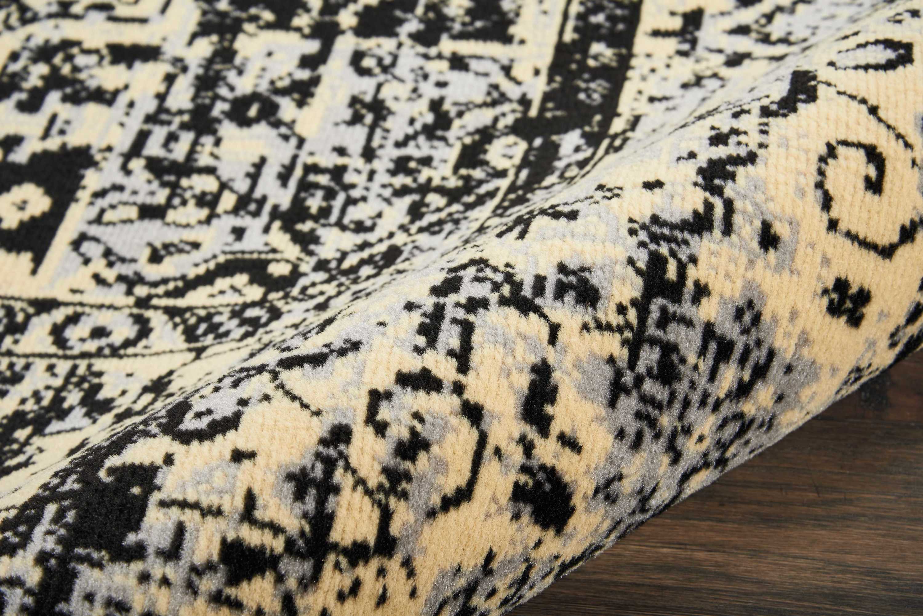 Desert Fields Contemporary Medallion Loomed Area Rug, 7' x 9'