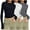 Dark Gray, variant on 3 Pack Womens Long Sleeve Shirts Basic Spring Crop Tops Fall Fashion Layering Slim Fitted Y2k Tops