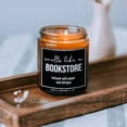 thumbnail image 3 of You Nique Designs Bookstore Candle - Soy Candles for Home, Scented Book Lovers Gifts, Funny Gifts for Women, 9 oz, Presents for Book Lovers Scented Candles (LibraryA), 3 of 7
