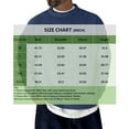 thumbnail image 3 of Men's Crew Neck Ribbed Knit Sweater Long Sleeve Casual Pullover Solid Color Top, 3 of 4