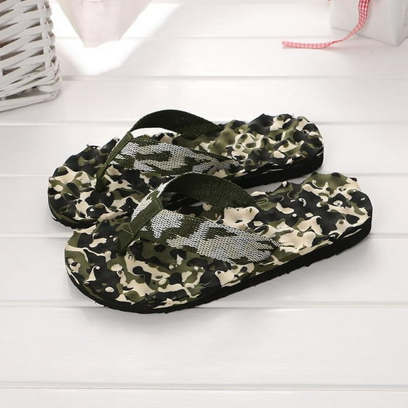 Sandales Tongs pour Hommes Pantoufles de Plage Confortables