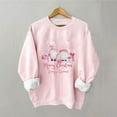 thumbnail image 4 of WEAIXIMIUNG Sweat à Demi-Zip pour Femmes 3TG Sweat de Noël pour Femmes Design Père Noël et Arbre Col Rond, 4 of 4