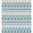 thumbnail image 3 of Ambesonne Aztec Duvet Cover Set, Geometric Themed Striped Art, Queen, Champagne Pale Sky Blue, 3 of 3
