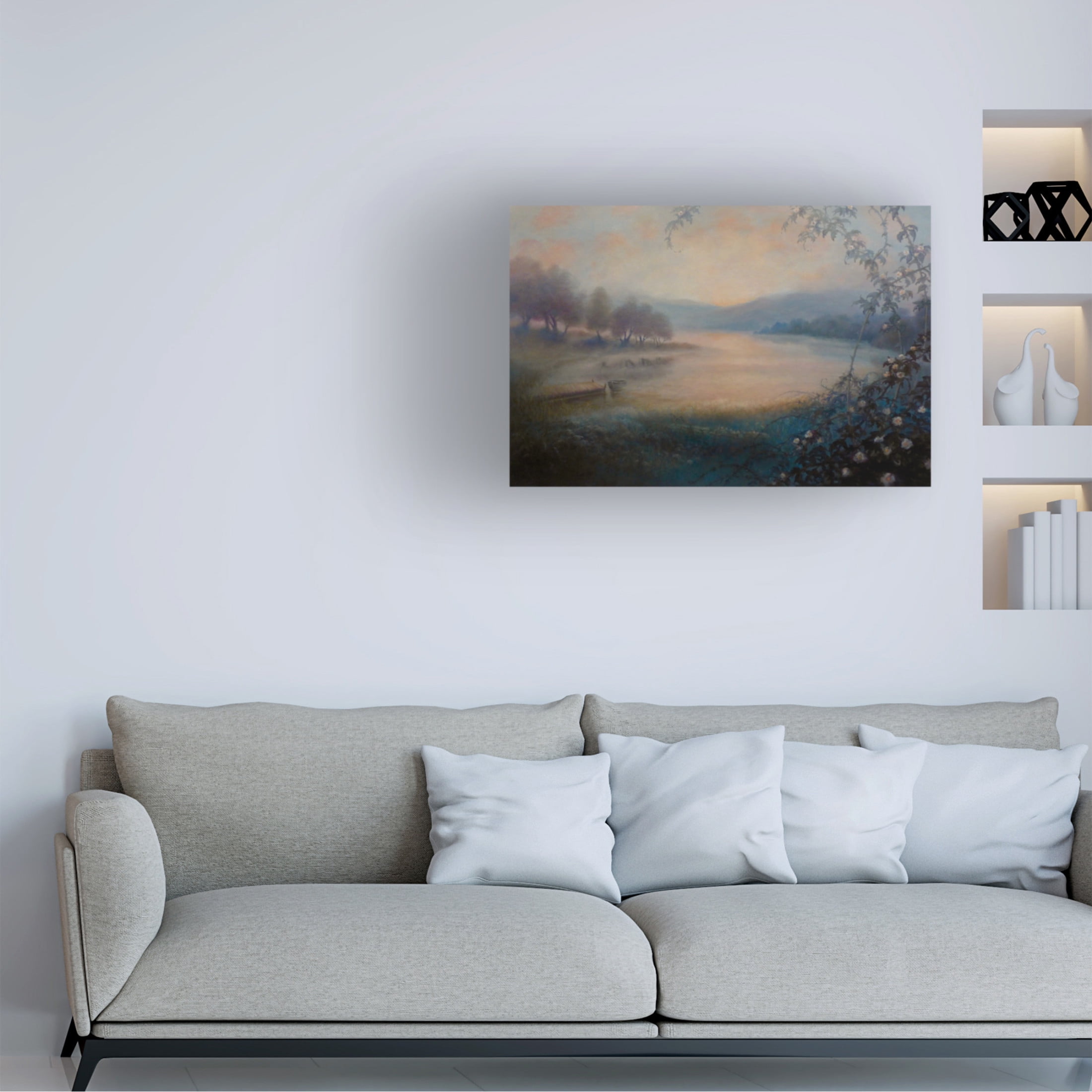 Lee Campbell 'Endroit Pour Rever, 2022' Canvas Art - 19 x 12 Inches
