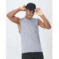 thumbnail image 3 of Hanes Moves Men's Performance Tank Tubing Grey 2XL, 3 of 10
