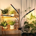 thumbnail image 2 of Clip Grow Lights for Seed Starting with Timer, Full Spectrum Brightest Plant Growing Lamps for Indoor Plants, Bonsai, Seedlings, 27 Watt Home Plug But Not 10W Adapter, 2 of 5