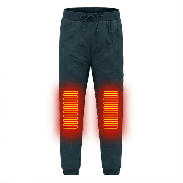 TMOYZQ Men Plus Size Winter Electric Heated Pants, 3pcs