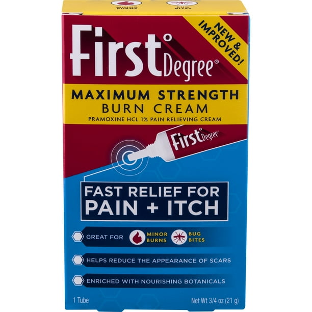 First degree maximum strength burn cream, 0.75 oz