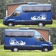 thumbnail image 5 of Cool Car Stickers for Men, Compass Mountain Big Car Decals, Vinyl Stickers for Car Side Body Door, Large RV Graphic Decals Tree Deer, 5 of 5