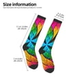 thumbnail image 2 of Balery Multicolored Beautiful Flower Calcetines novedosos Calcetines deportivos Calcetines hasta la rodilla Calcetines de algodón Calcetines originales y geniales, 2 of 6