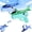 Mixed-1, variant on Dinosaur Foam Glider Launcher Toy, Mechanical Catapult Gun, Crash-Resistant EPP Airplane with Long Flight Distance, Outdoor Active Play Gift