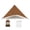 brown, variant on 210g 20D Nylon Ultralight Camping Stove Windbreak Wind Screen Shield Fire Retardant No Poles Ropes Windproof Privacy Windscreen