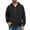 Black, variant on IAJDKMEK Men's Full Zip Solid Hoodie - Long Sleeve Open Front Sweatshirt for Men, Casual Top with Pockets, Comfortable Sweatshirt Jacket