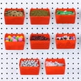 thumbnail image 5 of 16 Pieces Pegboard Bins Kit Pegboard Parts Storage Pegboard Accessories Workbench Bins for Organizing Hardware, 5 of 6