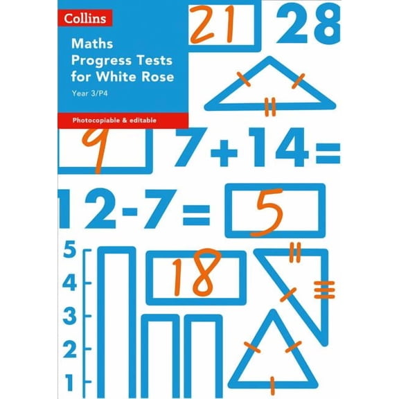 Year 3/P4 Maths Progress Tests for White Rose, (Paperback)