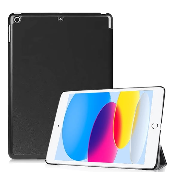 Kebiory Kebiory for iPad 9.7 Inch iPad 6th/5th Generation Tablet Case ,for iPad Air 2/Air 1 Tablet Case with Soft Skin Silicone Back, Auto Wake/Sleep Cover (Black)